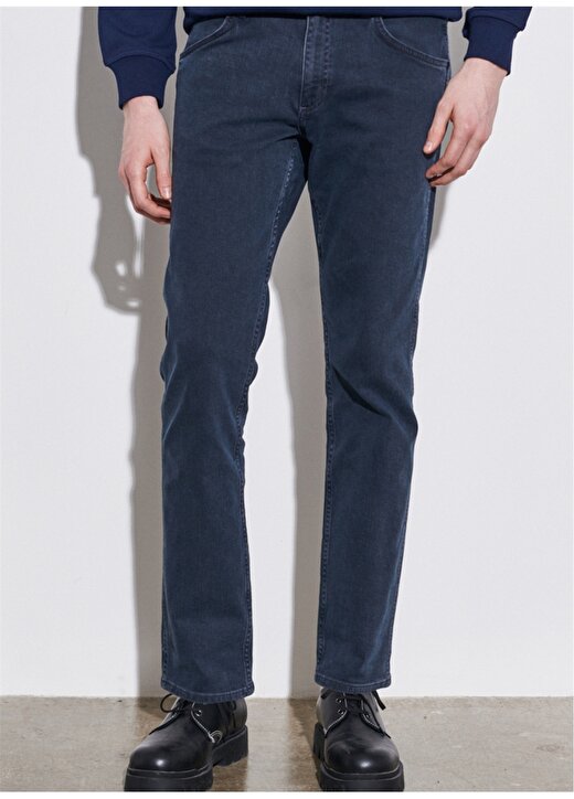 Wrangler Greensboro Mavi Erkek Düşük Bel Regular Fit Denim Pantolon W15QLT35X-400 3