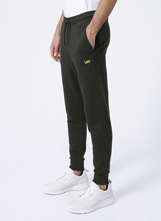 Lee L212306001_Value Coll. M Jogger   Normal Bel Regular Fit Düz Haki Erkek Kargo Pantolon 3