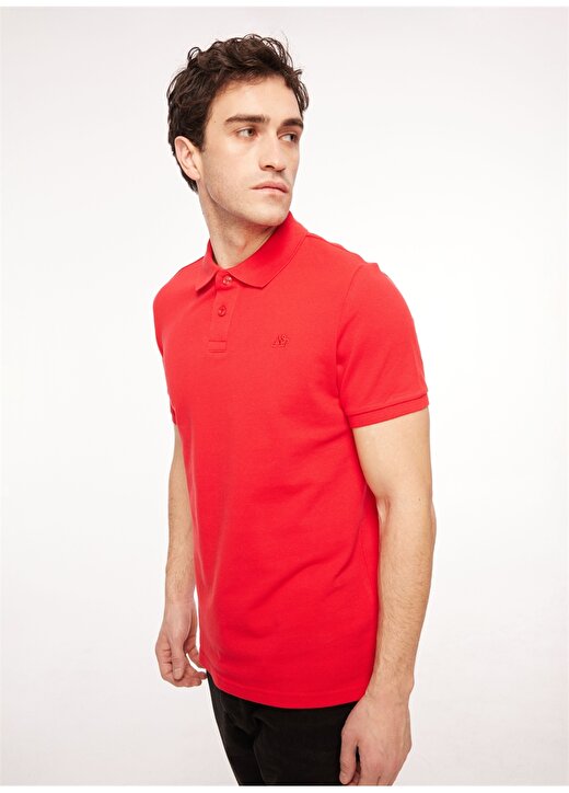 Aeropostale Polo Yaka Düz Kırmızı Erkek T-Shirt 7542 1