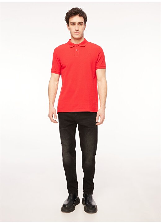 Aeropostale Polo Yaka Düz Kırmızı Erkek T-Shirt 7542 2
