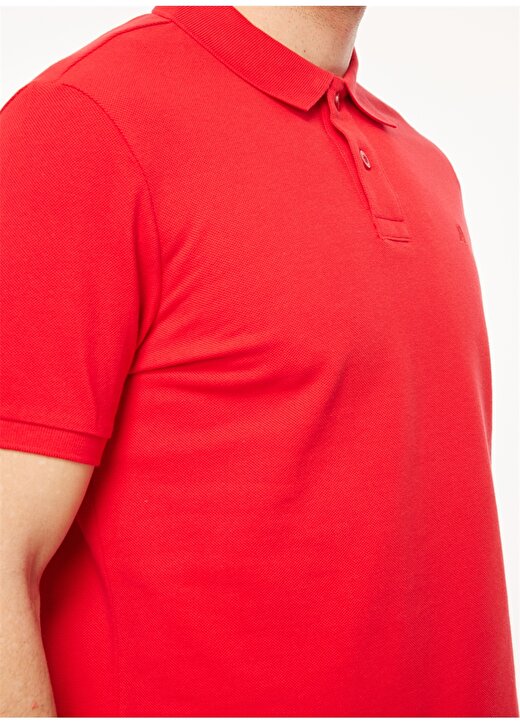 Aeropostale Polo Yaka Düz Kırmızı Erkek T-Shirt 7542 4