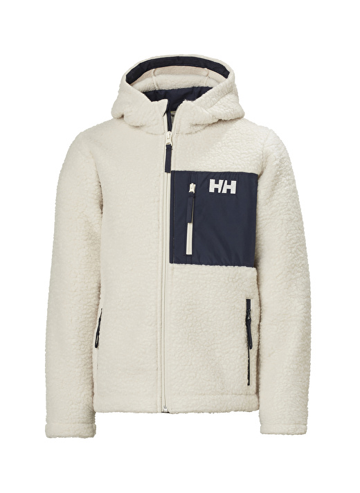 Helly Hansen Bej Erkek Çocuk Polar Mont 41756_034 HH JR CHAMP PILE JACKET 1