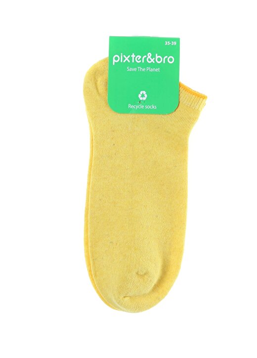 Pixter&Bro 12KADECOPATDUZ01 Sarı Erkek Patik Çorap 1
