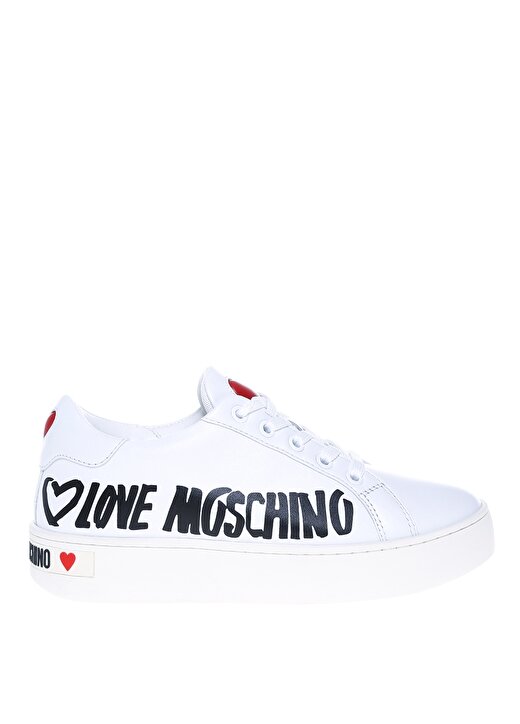 Love Moschino Beyaz Kadın Sneaker JA15123G1DIA0100 1