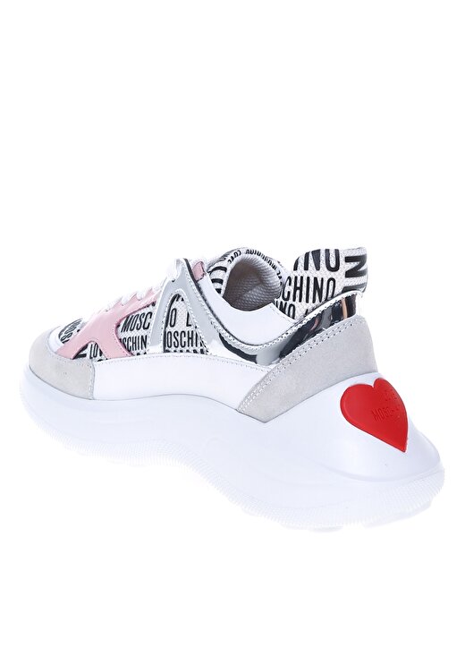 Love Moschino Pembe - Beyaz Kadın Sneaker JA15306G1DIQ110A 2