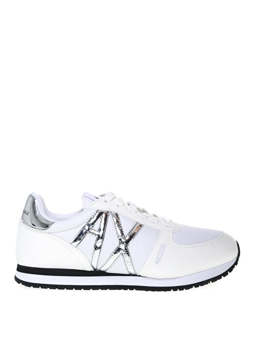 Armani Exchange Beyaz - Gümüş Kadın Sneaker XDX031XV137M696 1