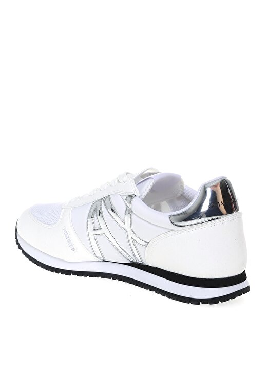Armani Exchange Beyaz - Gümüş Kadın Sneaker XDX031XV137M696 2