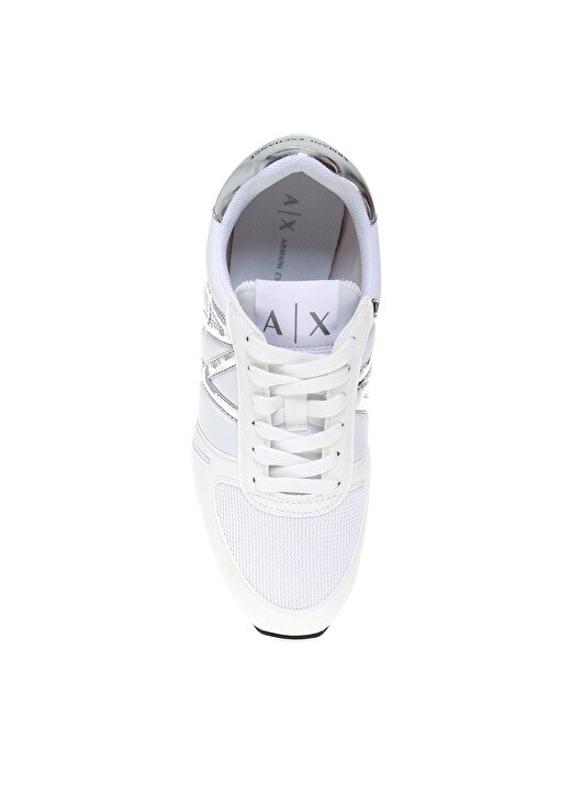 Armani Exchange Beyaz - Gümüş Kadın Sneaker XDX031XV137M696 4