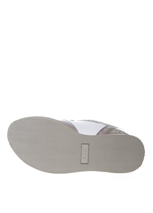 Armani Exchange Beyaz - Gümüş Kadın Yüksek Taban Sneaker XDX069XV383K638 3