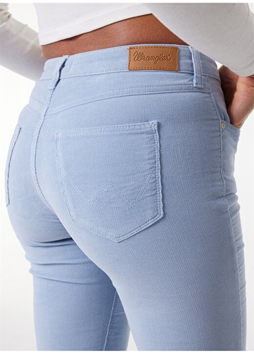 Wrangler Slim Fit Mavi Kadın Denim Pantolon W28L003400 3