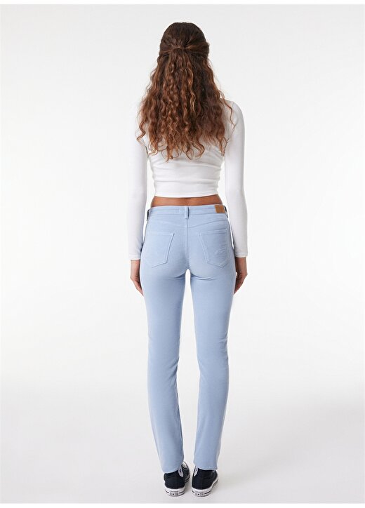 Wrangler Slim Fit Mavi Kadın Denim Pantolon W28L003400 4