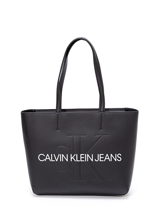 Calvin Klein K60K607464BDS Siyah Kadın Fermuarlı Omuz Çantası 1