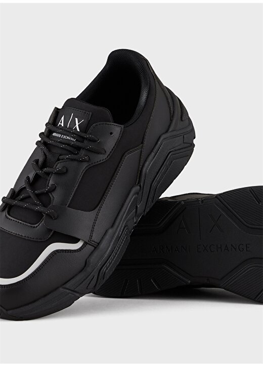 Armani Exchange Siyah Erkek Sneaker XUX104XV29800002 4