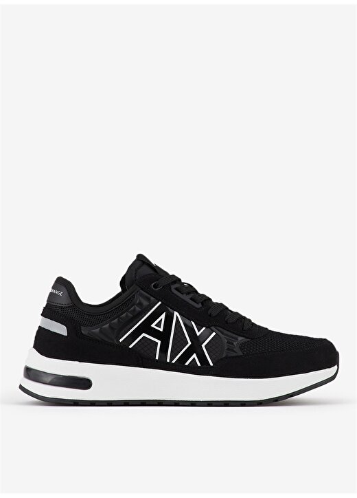 Armani Exchange Siyah Erkek Deri Sneaker XUX090XV27600002 1