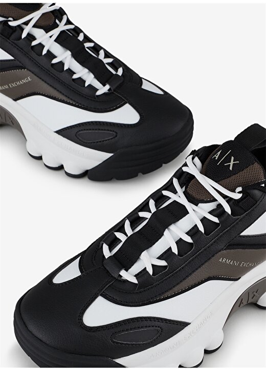 Armani Exchange Siyah - Beyaz Erkek Sneaker XUX116XV509K598 4