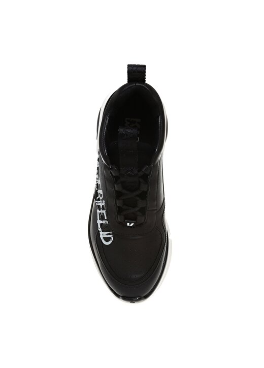 KARL LAGERFELD Siyah Erkek Sneaker VENTURE Art Deco Long Logo 4