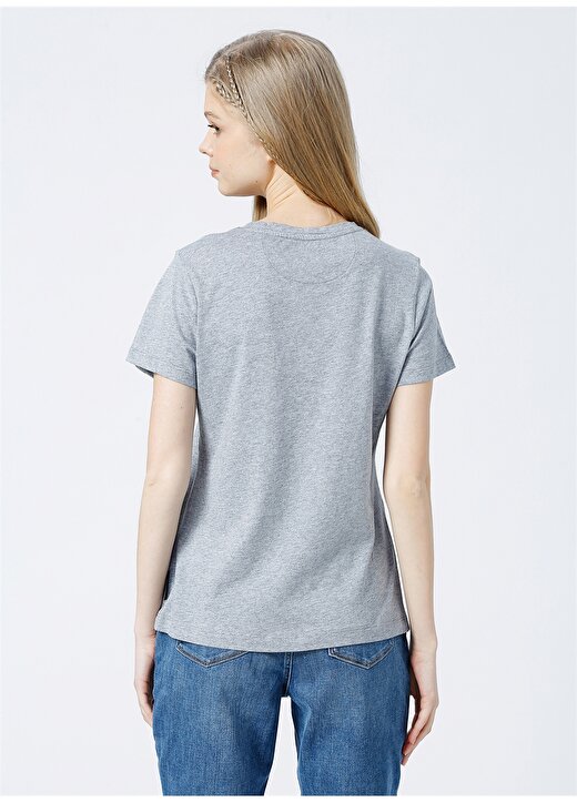 Dkny Jeans Açık Gri Kadın T-Shirt E1GF6DNA 4
