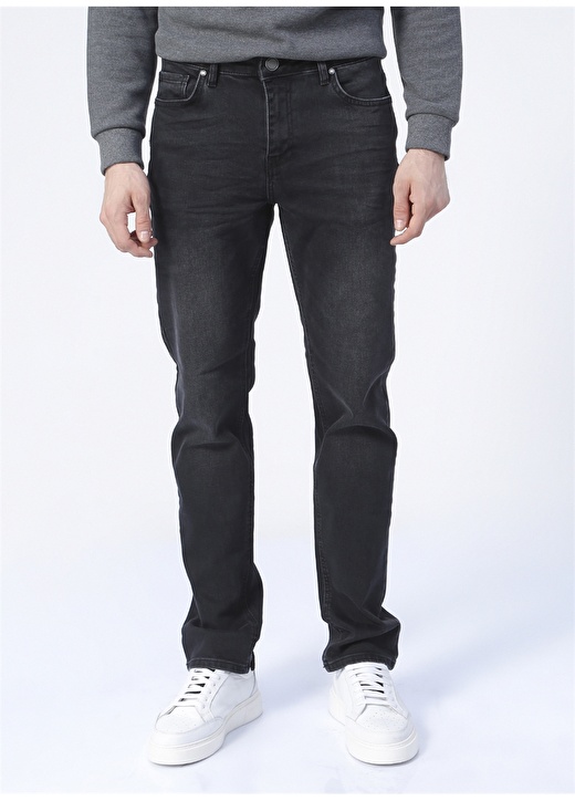 Network 1081608 Siyah Erkek Denim Pantolon 2