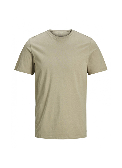 Jack & Jones Krem Erkek T-Shirt 12156101_JJEORGANIC BASIC TEE SS 1