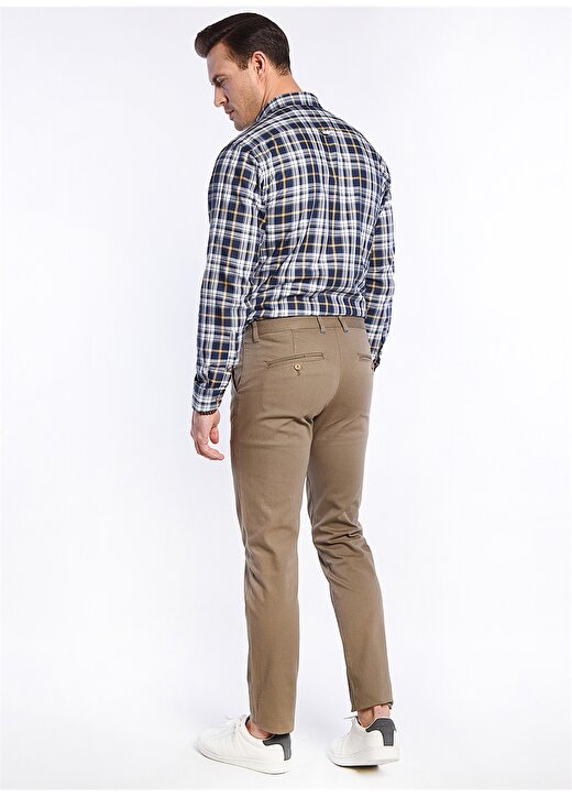 Ucla Granada Normal Bel Slim Fit Düz Yeşil Erkek Pantolon 4
