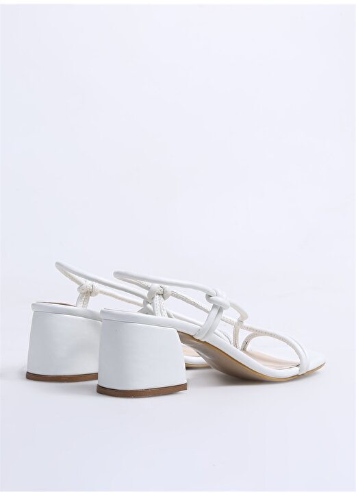 Fabrika Beyaz Kadın Topuklu Ayakkabı JEWELYN 3