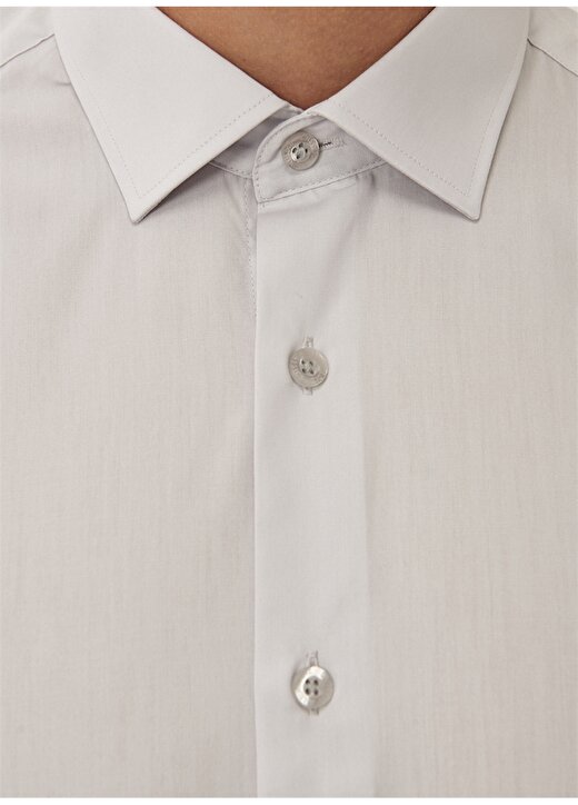 Altınyıldız Classics Slim Fit Klasik Gömlek Yaka Düz Gri Erkek Gömlek 4A2000000001 3