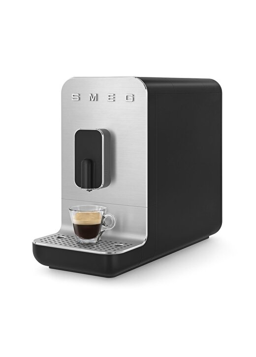 SMEG 50'S Style BCC01 Espresso Otomatikkahve Makinesi Mat Siyah 2