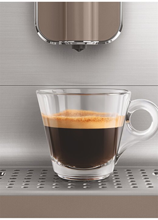 SMEG 50''S Style BCC02 Espresso Otomatik Kahve Makinesi Taupe Mat 4