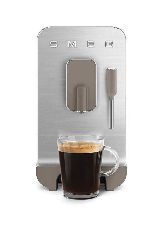 SMEG 50'S Style BCC02 Espresso Otomatikkahve Makinesi Taupe Mat 4