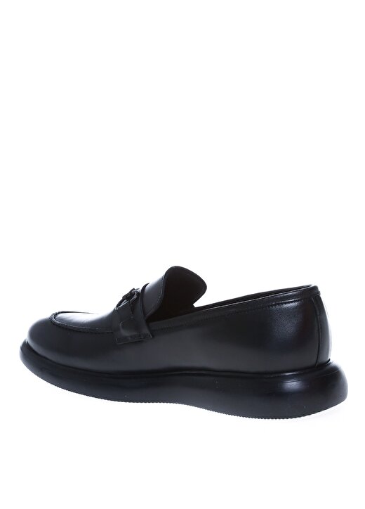 Cotton Bar Deri Siyah Erkek Klasik Ayakkabı TRINITY 2