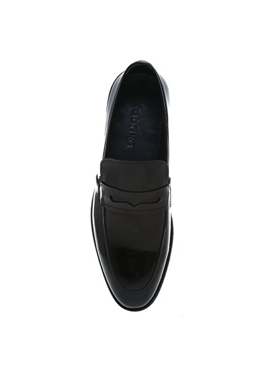 Fabrika Deri Siyah Erkek Klasik Ayakkabı BEZANYO 4