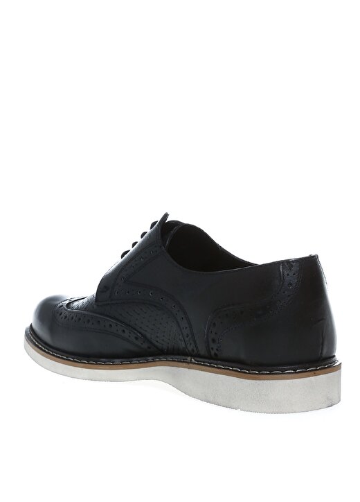 Fabrika Deri Siyah Erkek Klasik Ayakkabı CHAPIT 2