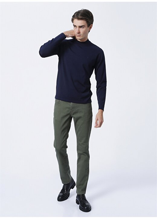 Altınyıldız Classics 4A1400000101 Normal Bel Slim Fit Düz Yeşil Erkek Pantolon 1