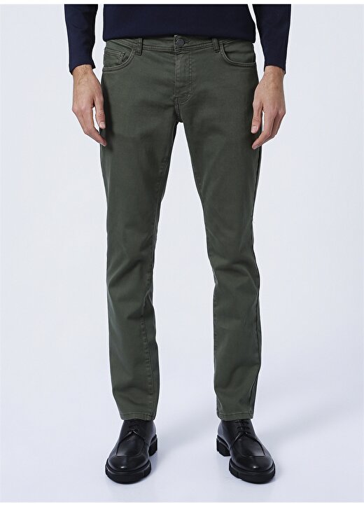 Altınyıldız Classics 4A1400000101 Normal Bel Slim Fit Düz Yeşil Erkek Pantolon 2