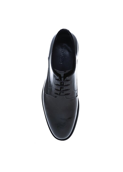 Fabrika Deri Siyah Erkek Klasik Ayakkabı LICER RUGAN 4