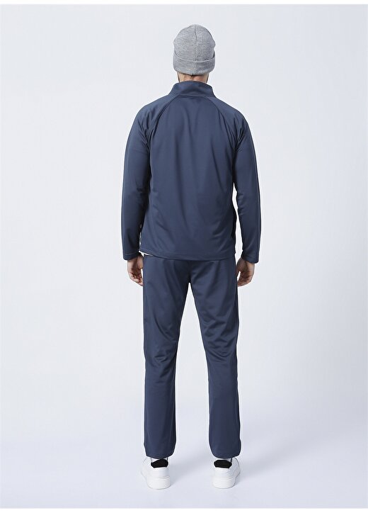 Lotto W1132-Saverio Suit Dik Yaka Bağlamalı Standart Kalıp Raşel Pike Kumaş Antrasit Erkek Eşofman Takımı 4