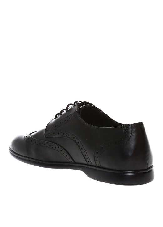 Fabrika Siyah Erkek Deri Klasik Ayakkabı - MIDORI 2