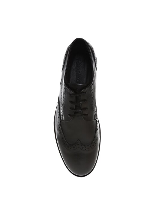 Fabrika Siyah Erkek Deri Klasik Ayakkabı - MIDORI 4