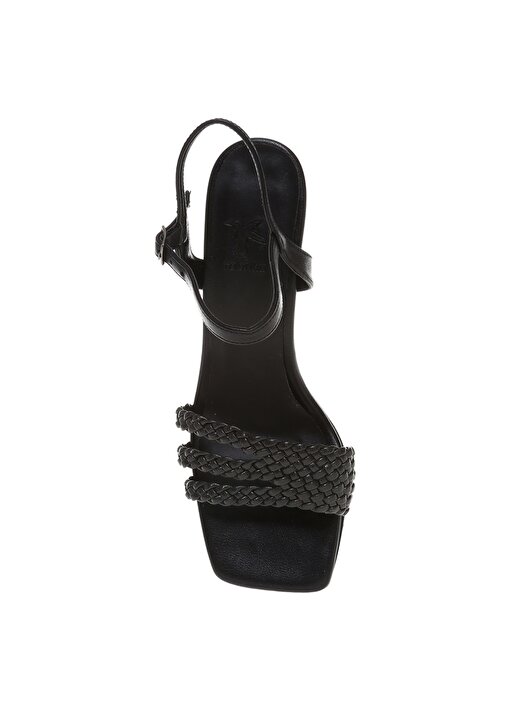 Fabrika Siyah Kadın Topuklu Ayakkabı LANZ 4