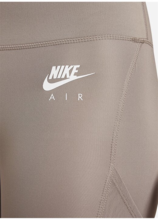 Nike Dd4052-033 W Nk Air Df 7_8 Tight Yüksek Tights Fit Yüksek Bel Düz Siyah - Gri - Gümüş Kadın Tayt 4