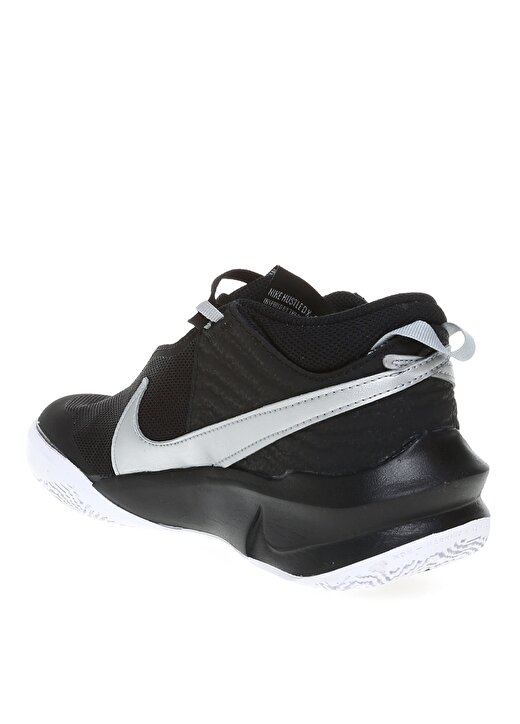 Nike Siyah - Gümüş Erkek Çocuk Yürüyüş Ayakkabısı CW6735-004 Nike Team Hustle D 10 (G 2