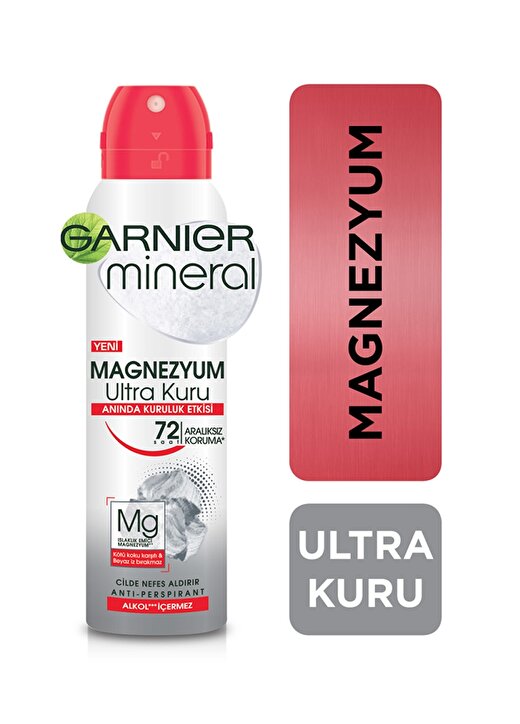 Garnier Mineral Sprey Deodorant 150 Ml Magnezyum Ultra Kuru 1
