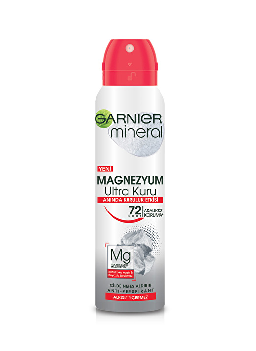 Garnier Mineral Sprey Deodorant 150 ml Magnezyum Ultra Kuru  2