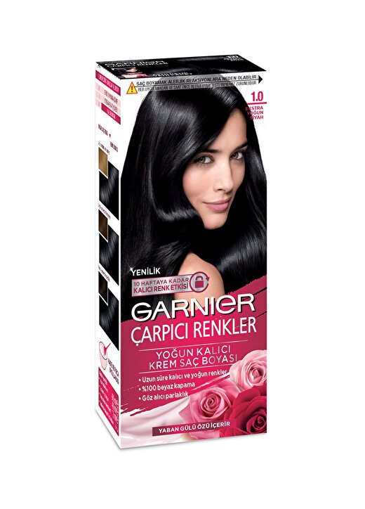Garnier Çarpıcı Renkler Saç Boyası Ekstra Yoğun Siyah 1.0 2