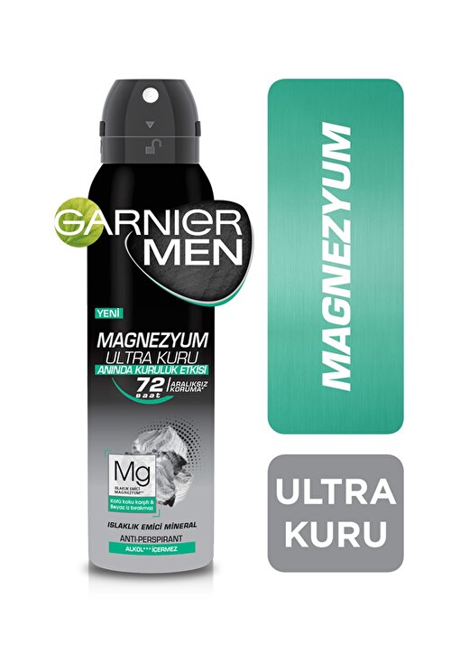 Garnier Men Deo Spray 150 Ml Magnezyum 1