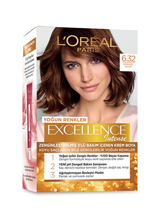 L''oréal Paris Excellence Intense Saç Boyası - 6.32 Karamel 2