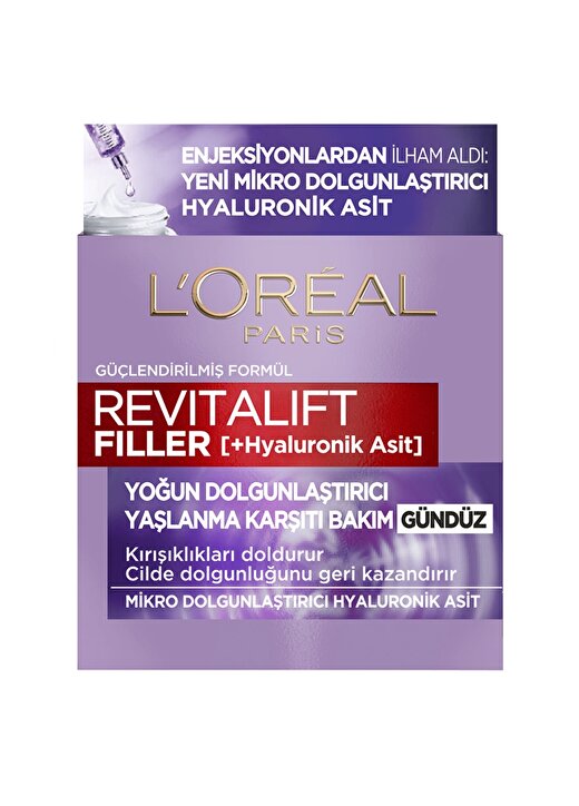 L''oréal Paris Revitalift Filler Gündüz Kremi 50Ml 2