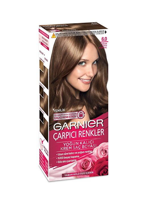 Garnier Çarpıcı Renkler Saç Boyası 6.0 Yoğun Koyu Kahve 2