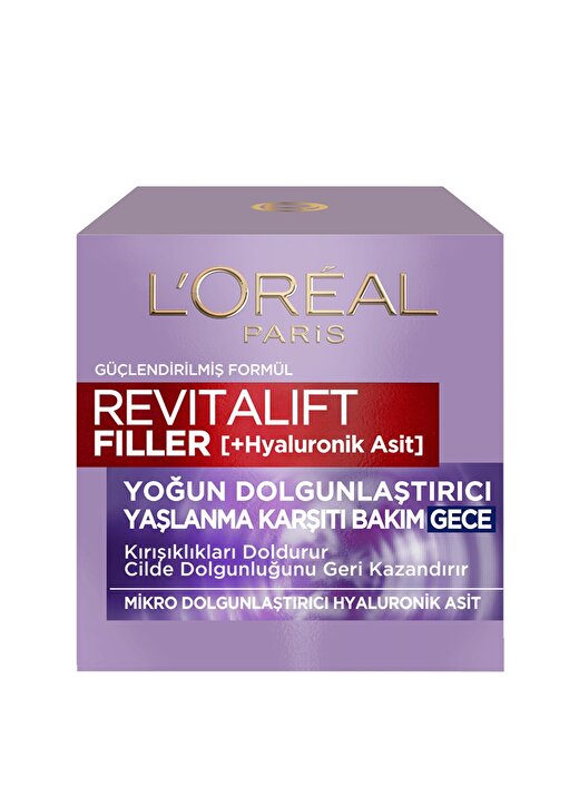 L''oréal Paris Revitalift Filler Gece Kremi 50Ml 2