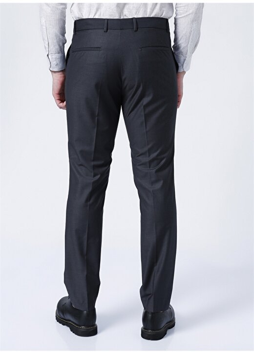 Fabrika Lastikli Basic Düz Antrasit Erkek Klasik Pantolon - CARRERA 4